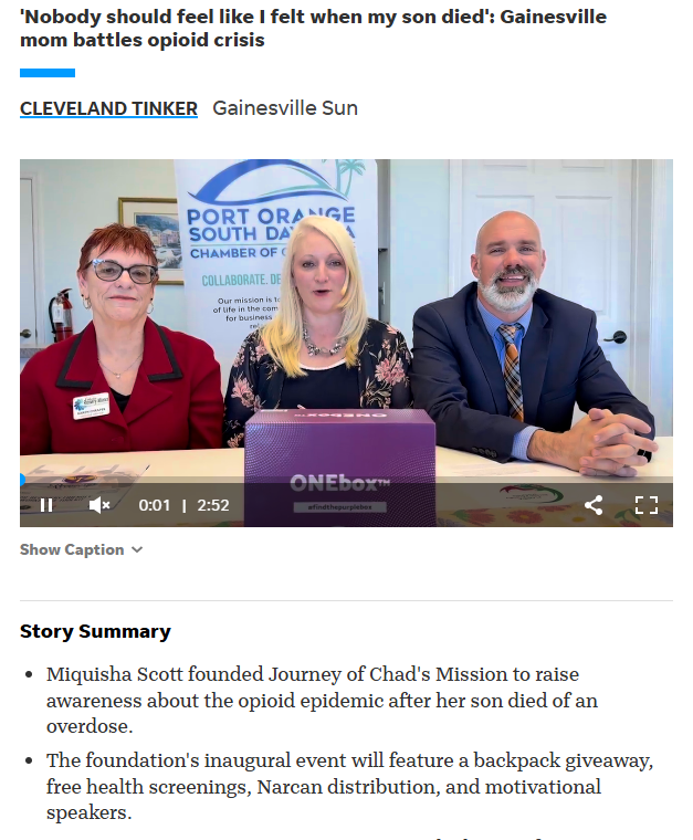 Gainesville mom turns loss into action