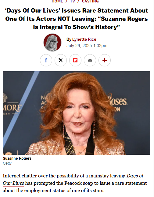 Suzanne Rogers NOT Leaving?! 😱