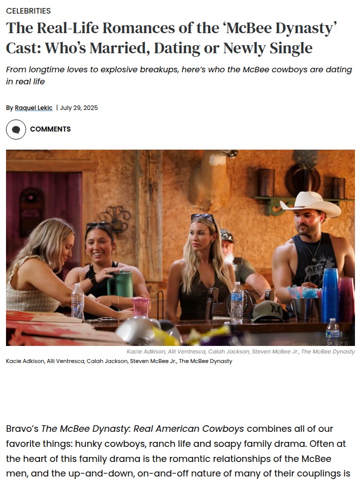Inside the tangled love lives of the McBees