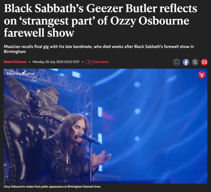 Ozzy’s Final Bow: Was It Too Soon? 🕯️