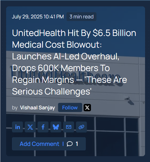UnitedHealth’s $6.5B Shock: Big Shakeup!
