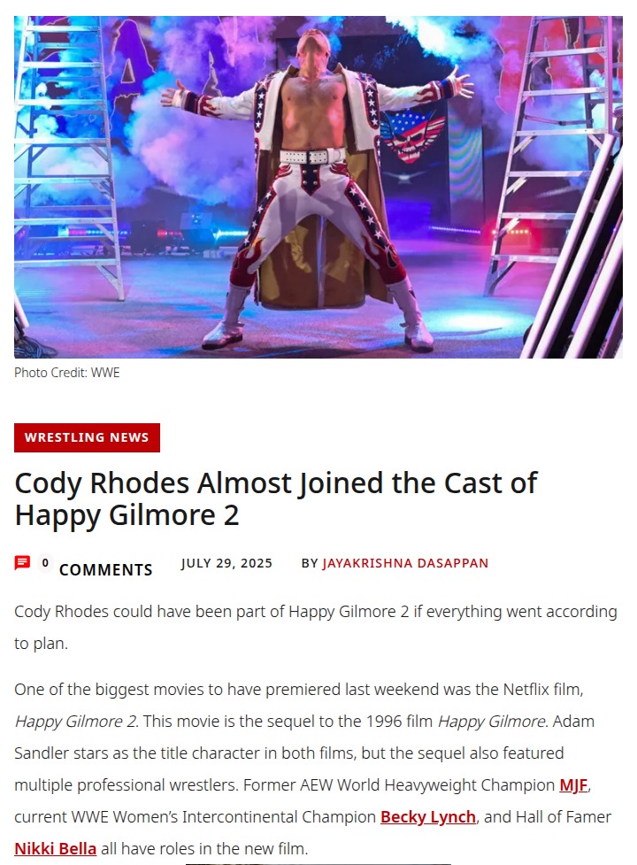 The American Nightmare Misses Happy Gilmore 2