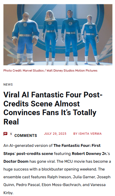 Did AI Outdo Marvel’s Big Reveal?