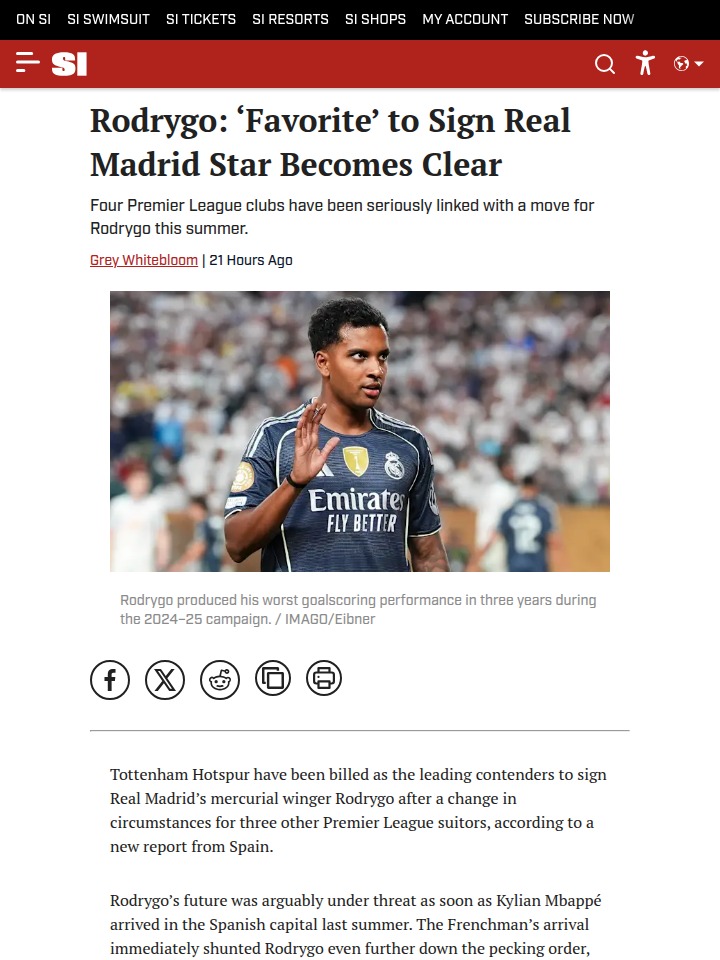 Spurs Lead the Race for Rodrygo!