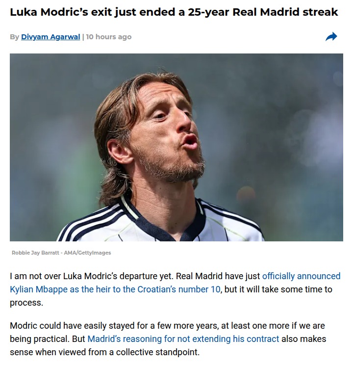 End of an Era: No Ballon d’Or at Madrid