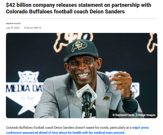 Deion Sanders Makes Adult Diapers Cool?