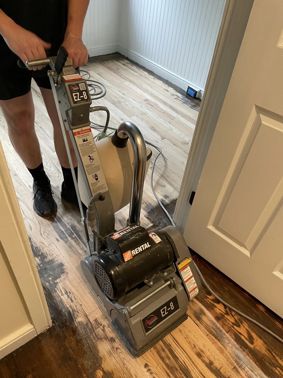 How did we do on these refinished floors? 😏 Pure amateur