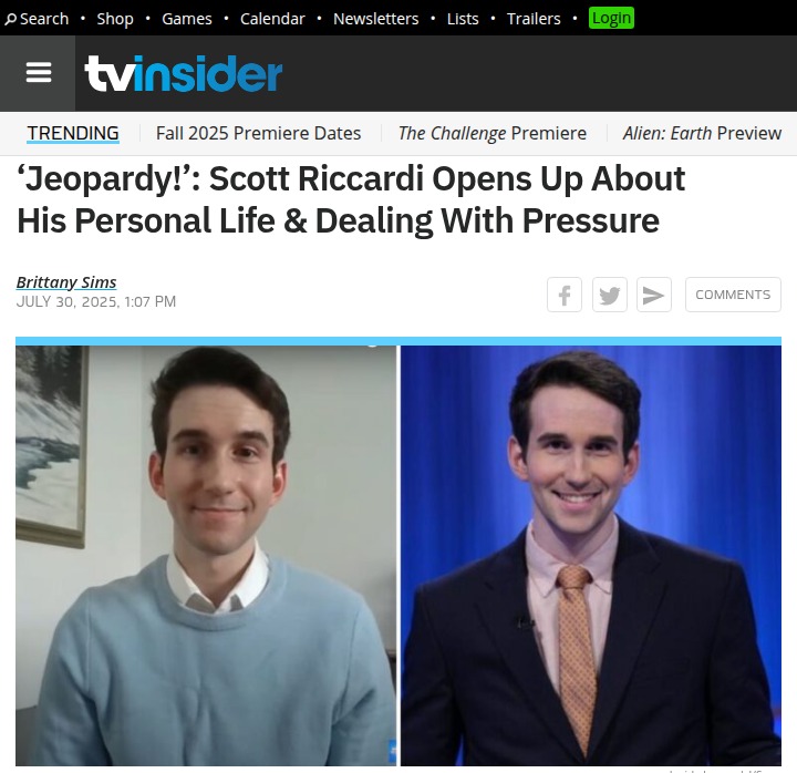 Scott Riccardi’s Epic Jeopardy! Streak: Inside the Pressure