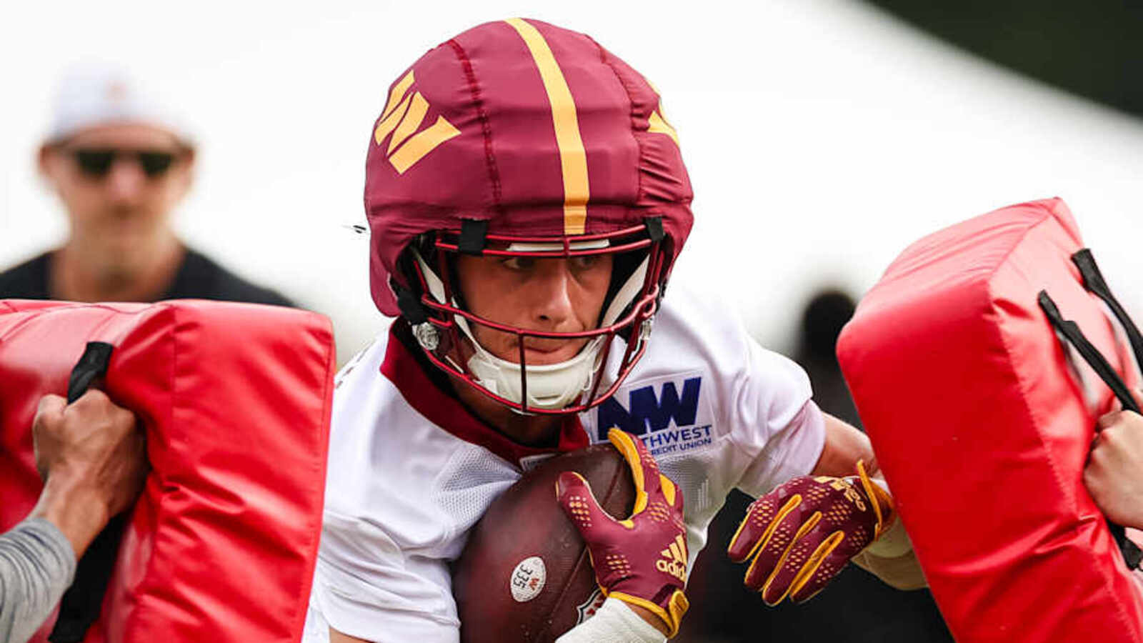 Croskey-Merritt is turning heads at camp