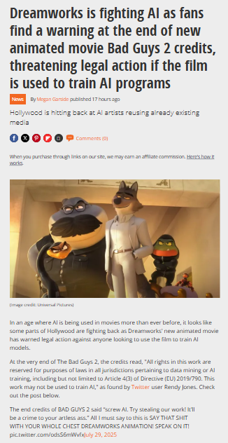 DreamWorks vs AI: Who Owns Creativity?