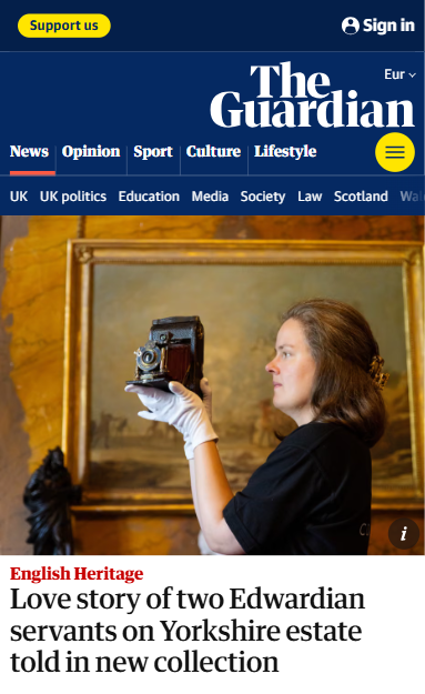 Brodsworth Hall’s hidden love story revealed