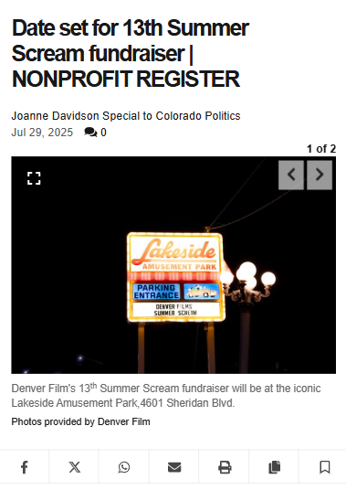 Denver’s Summer Scream returns to Lakeside