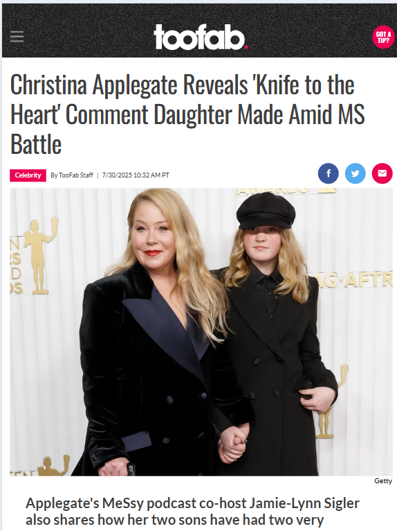 Christina Applegate’s Heartbreaking Mom Moment