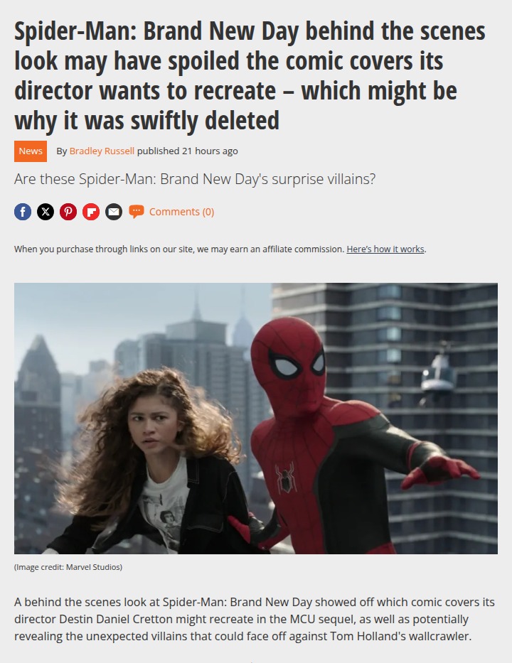 Spider-Man BTS Leak Sparks Villain Debate 🕷️
