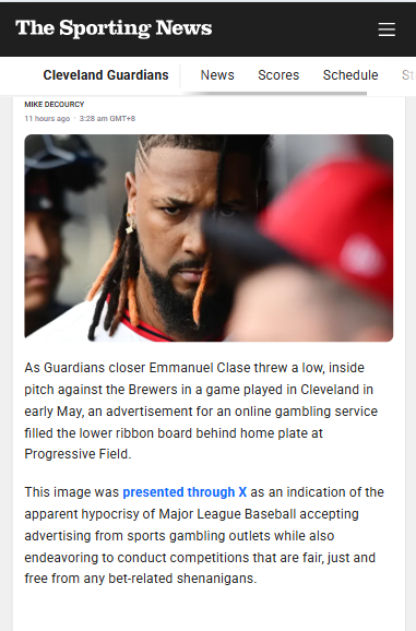 Emmanuel Clase & MLB’s Betting Drama