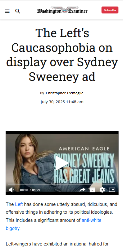 Sydney Sweeney Ad Sparks Wild Fandom Debate 👖