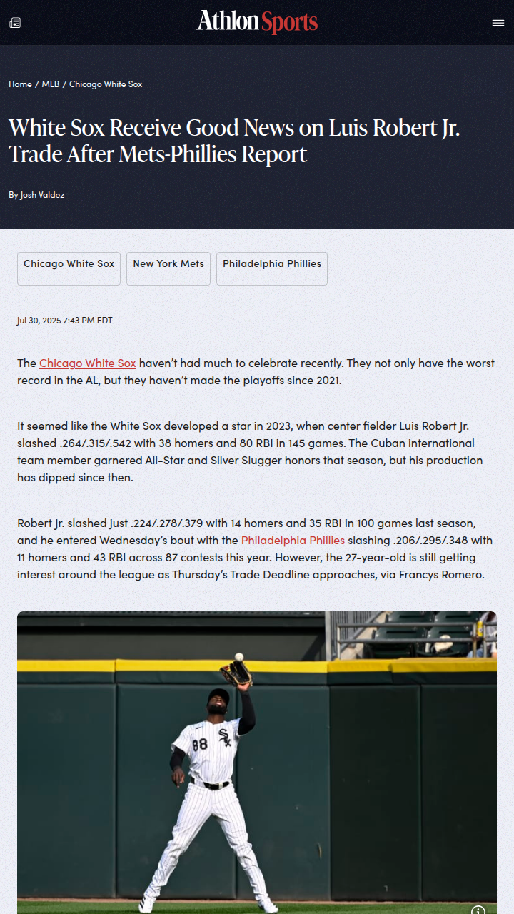NL East Rivals Eye La Pantera Trade