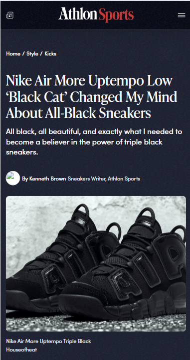 I’m Obsessed With These ‘Black Cat’ Uptempos