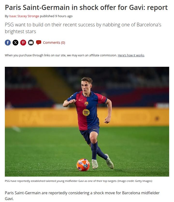PSG Eyes Gavi: Barca’s Midfield Gem Next?