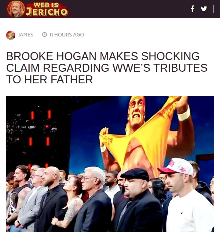 Brooke Hogan Left Out of WWE Tribute?