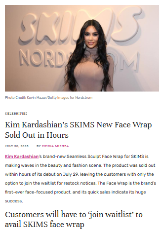 Kim K’s Face Wrap Broke the Internet
