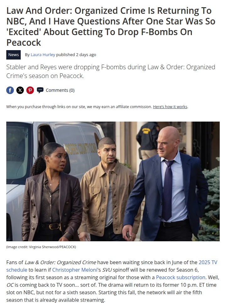 Law & Order: OC's F-Bomb Drama Returns! 🔥