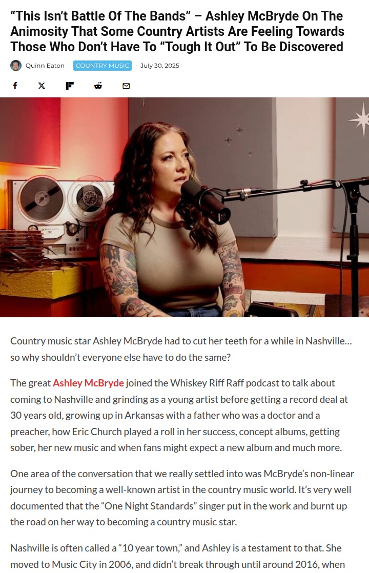 Ashley McBryde Spills on Nashville Drama 🎤