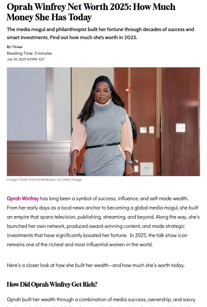 Oprah’s Maui Tsunami Road Drama 🌊