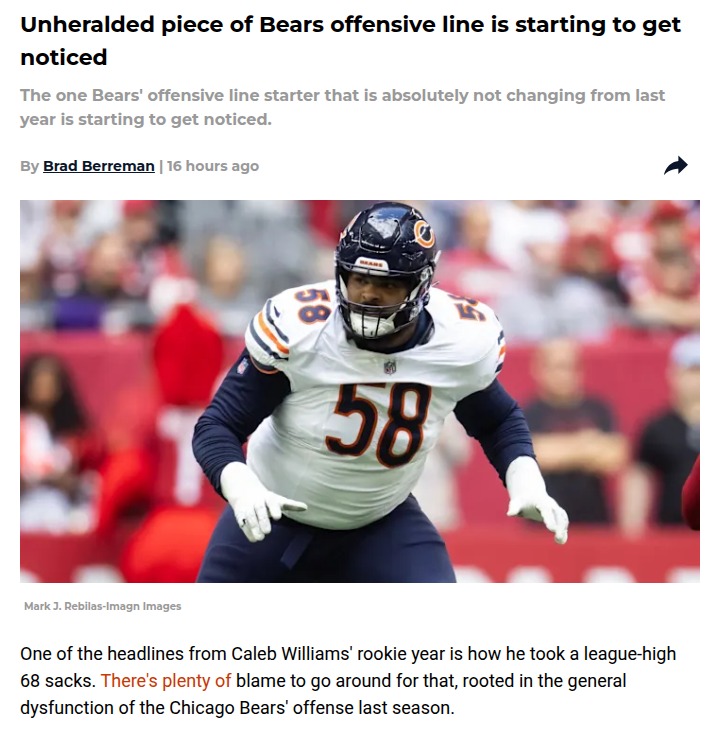 Darnell Wright’s breakout is changing the Bears