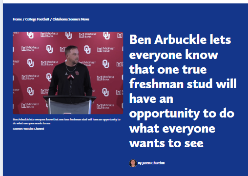 Sooners’ freshman Fasusi could shake up 2025
