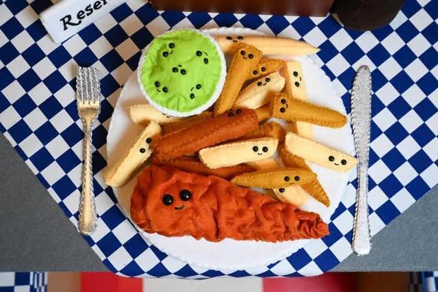 Lucy Sparrow’s Felt Chippy Sparks Debate 🐟