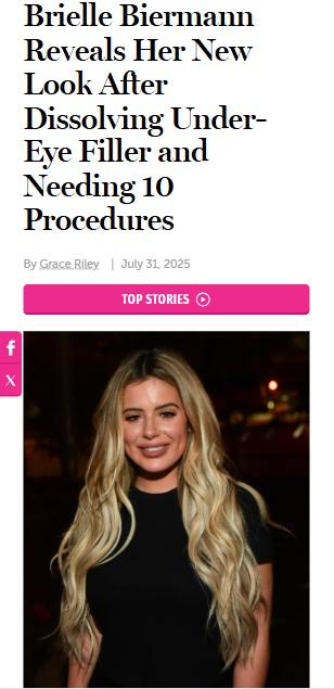 Brielle Biermann’s Filler Regret Reveal