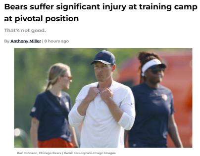 Chicago Bears face sudden special teams shakeup