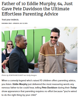 Eddie Murphy’s Chill Parenting Wisdom