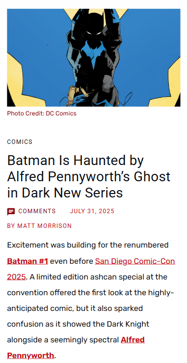 Alfred’s Ghost in the Batmobile?! 👻