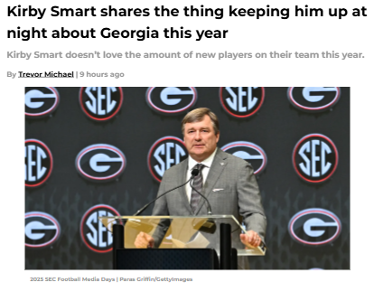 Why Georgia’s youth movement matters this season