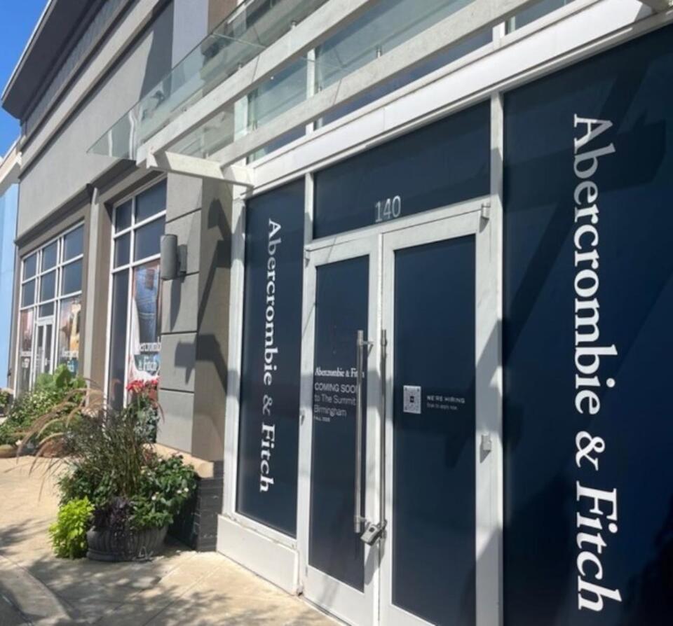 Abercrombie & Fitch returns to Birmingham!