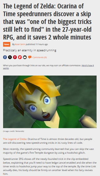 Zelda Speedrunners Break the Fire Temple