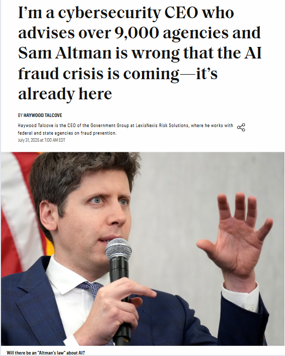 AI Fraud: Are We Already Losing the War?