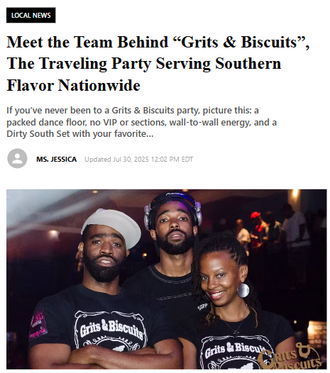 Inside the Grits & Biscuits Party Vibe