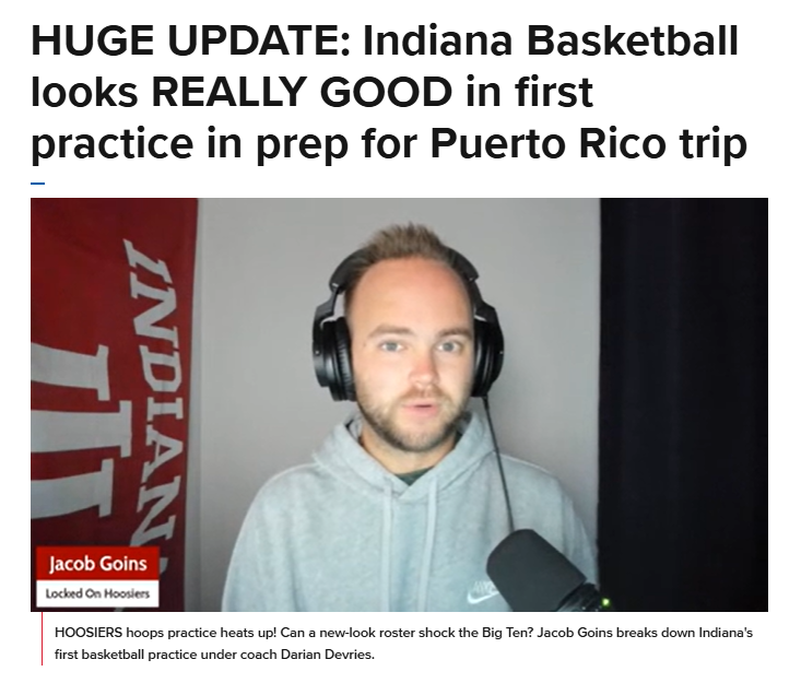 Hoosiers’ new look: Indiana hoops heating up
