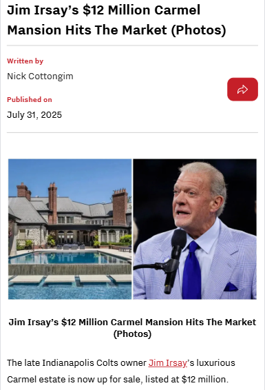 Take a peek inside Carmel’s $12M Colts mansion