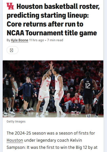 Houston hoops: Can the Cougars finish the job?