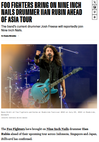 Foo Fighters & NIN Drummer Swap?! 🤯