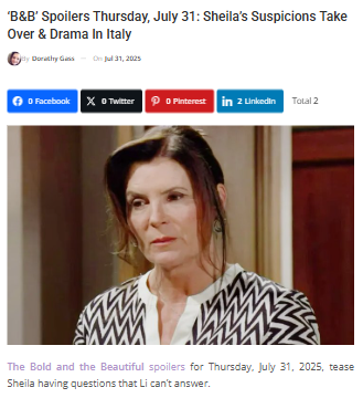 Sheila’s Italy Meltdown 😱
