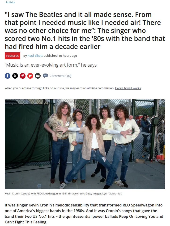 Kevin Cronin's REO Firing Drama 😱
