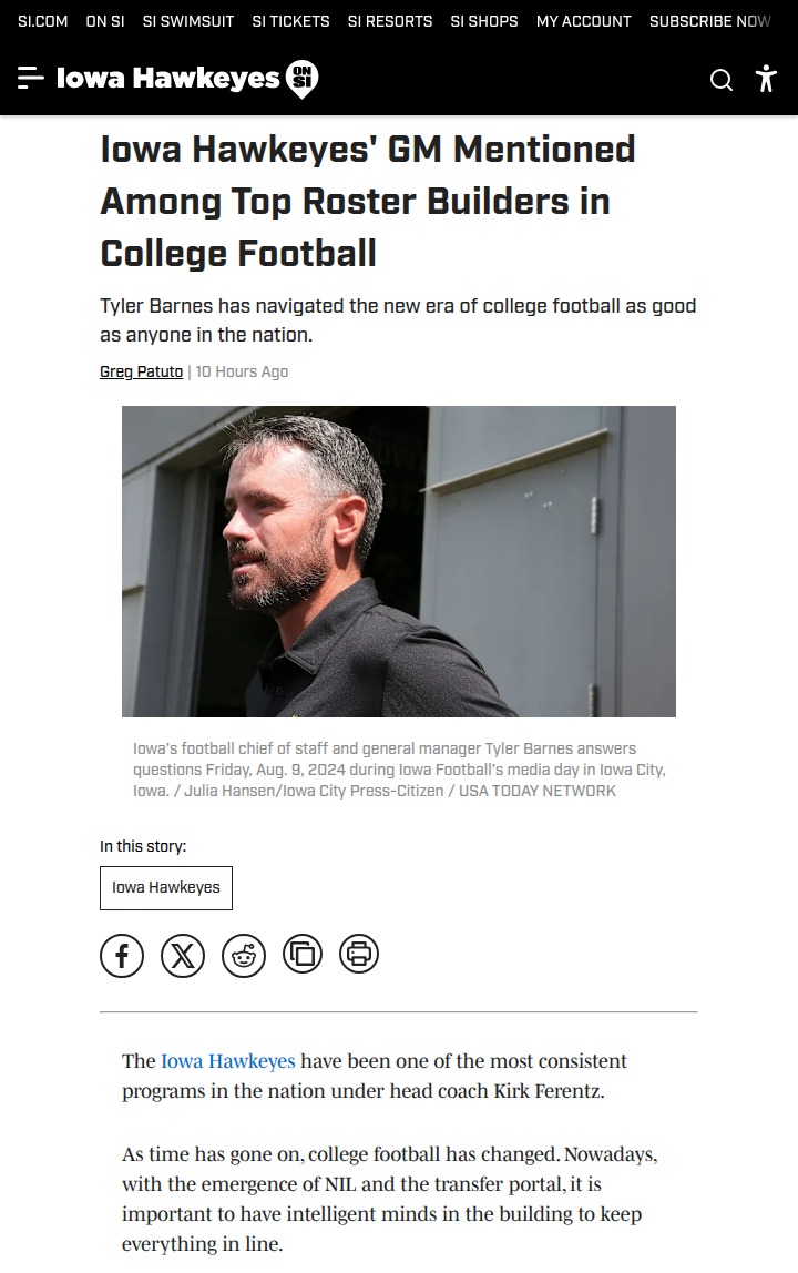 Iowa’s secret weapon in college football
