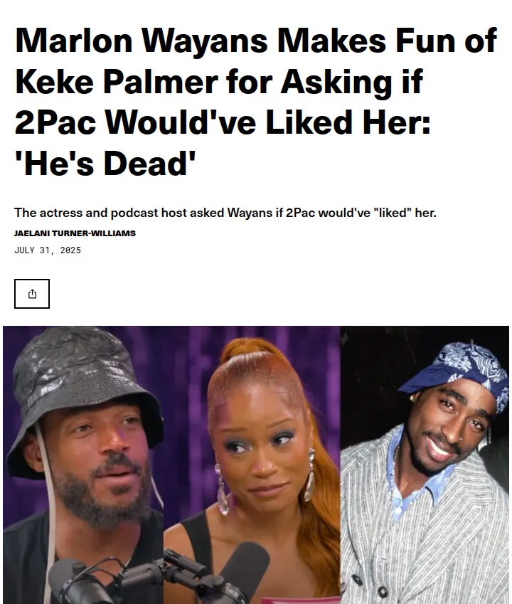 Keke Palmer’s 2Pac Crush Gets Roasted 😂
