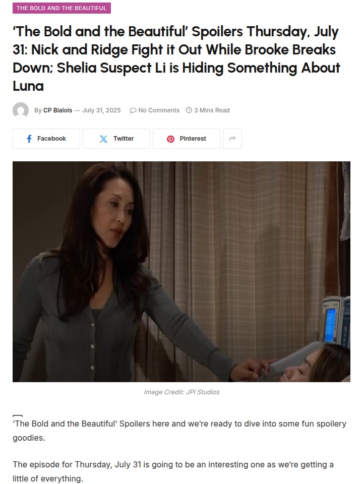 Brooke’s Breakdown & Li’s Secret 😱