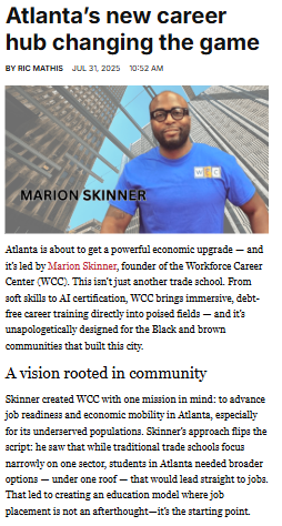 Atlanta’s career hub opens doors for all